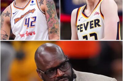 Brittney Griner allegedly called Caitlin Clark a “trash, f*cking white girl” — and she quickly paid a heavy price. Most recently, Shaquille O’Neal spoke out, sending her a 5-word message that left Griner embarrassed — and fans absolutely thrilled, as his words go viral across social media and WNBA fan circles.