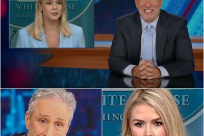 “THAT’S CALLED A JOB.” Jon Stewart Publicly Dismantles Karoline Leavitt’s Meltdown Over Her D.C. Life—Crowd Explodes as She’s Left Speechless on Air. She thought no one noticed. That her exhaustion, her loneliness, her careful defenses would shield her from what was coming. But Jon Stewart was watching—and when he finally responded, he didn’t just dismantle her words… he exposed something much deeper.