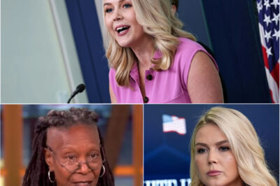 “Sit Down, outdated Barbie” — Karoline Mocked Whoopi for Her Outrageous Rambling Live On Air. And Just 7 Seconds Later, Karoline Wished She Had Never Opened Her Mouth.c3