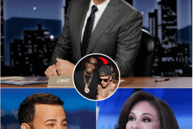 “That Was a 12-Word Sentence — And It Ended Everything.” that line — calm, sharp, uttered by Jimmy Kimmel just seconds after Jeanine Pirro tried to rewrite what America should celebrate in a man.