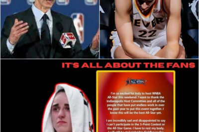 BREAKING: Caitlin Clark Withdraws from WNBA All-Star Game — And Adam Silver’s Private Call Has the Entire League on Edge