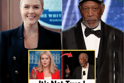 “Look Me in the Eye, Karoline.” — Morgan Freeman’s Calm but Spectacular Reversal Left Karoline Leavitt Frozen in Restless Silence and America Holding Its Breath