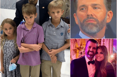 Don Jr’s cute family photo raises suspicions as fans spot peculiar detail: ‘Not next to the child!’