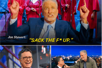 “SACK THE F* UP.” — Jon Stewart Didn’t Say It Quietly. He Led a Choirr. And That’s When CBS Knew They’d Lost Control.