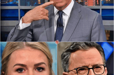 Karoline Leavitt ‘destroyed’ the late-niight talk show, causing the studio to spiral into chaos live on air… But Stephen Colbert struck back with two devastating counterattacks — and his final line left Karoline humiliated nationwide