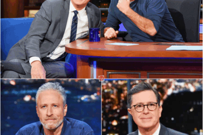 Jon Stewart Secretly Met With Colbert After The Show Was Canceled — The Plan They Drew Up Could Shake CBS To Its Core.