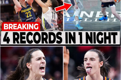 Caitlin Clark Shatters Four WNBA Records in Devastating Blowout — While Paige Bueckers Walks Off in Silence
