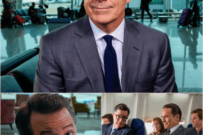 He sat by the window, one worn backpack at his feet, his glasses catching the faint glow of cabin light. No entourage. No applause. Just silence. The man who once filled America’s nights with laughter now looked like just another weary traveler trying to disappear into the noise of first class.